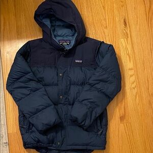 Patagonia Boys Dark Blue Puffer Jacket